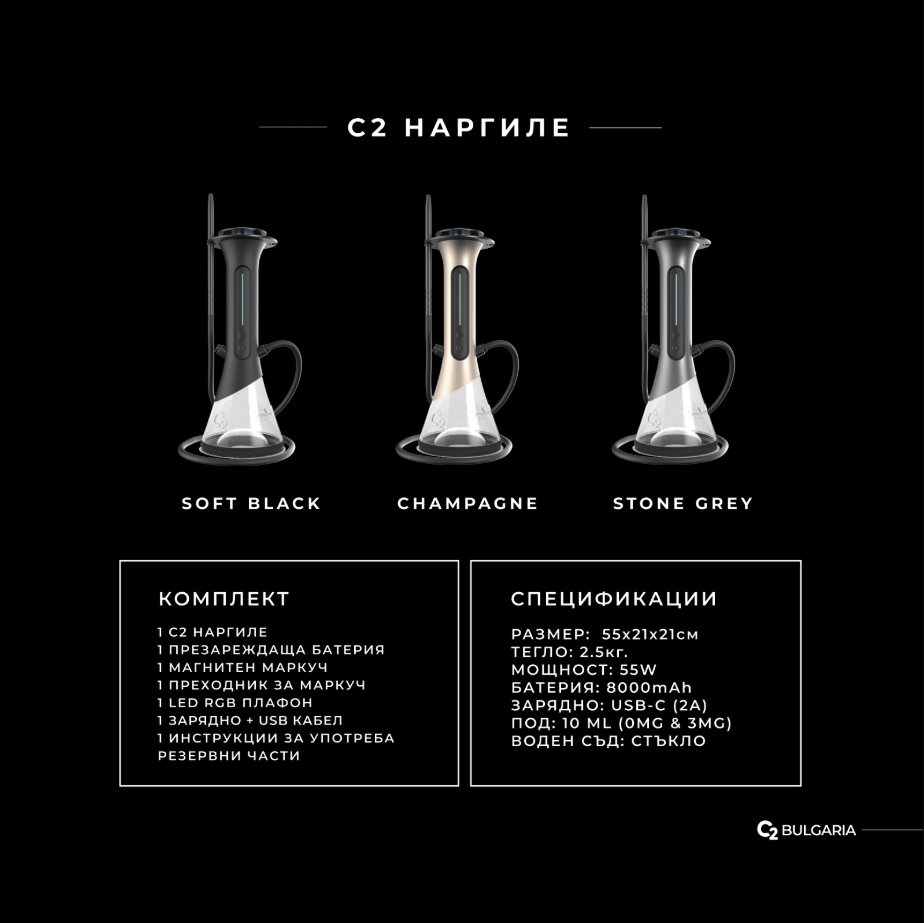 C2 Hookah Models - Bulgaria